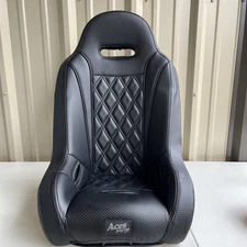 BLACK Apex Junior Seat-by Aces Racing-UTV-Off Road-YXZ-Polaris RZR-Kid's Seat