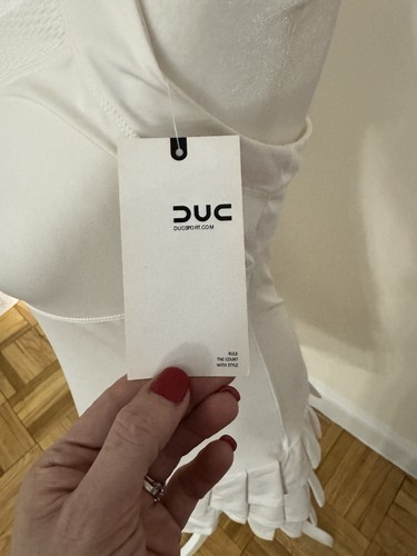 Neu Mit Etikett! Ducsport Tenniskleid weiß | Größe M - Bild 2 von 7