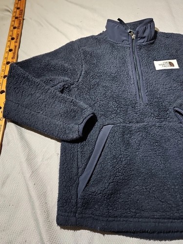 The North Face Pullover Jacket Youth Boys Medium 10/12 Campshire 1/4 Zip Fleece - Picture 6 of 13