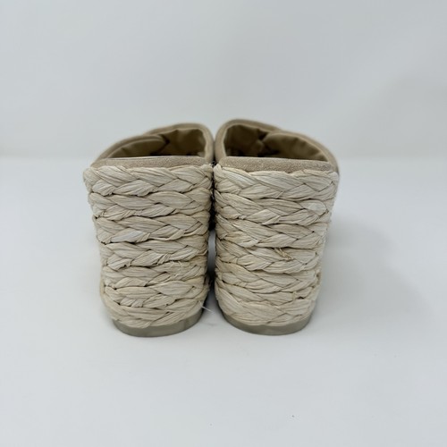 Vince Gilian Espadrille Wedge Sandal Blonde Women's Sz 8.5 - Picture 4 of 10