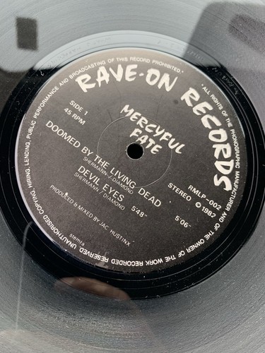 Mercyful Fate LP / 1982 NL Rave-On Halloween EP- Black Funeral- Christmas EP - Picture 7 of 12