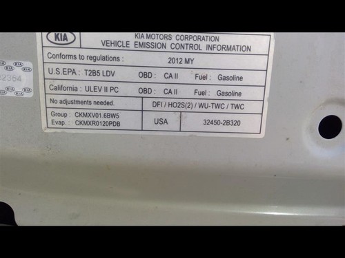 2012-2015 KIA RIOTemperature Control With AC Manual 3 Knob 972501W060 - Picture 12 of 12