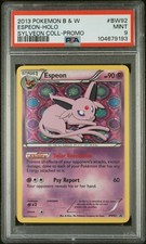 2013 POKEMON BW BLACK STAR PROMO ESPEON #BW92 HOLO PSA 9 MINT #104679193 SWIRL