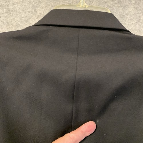 Lauren Ralph Lauren Blazer Mens 46R Black 100% Wool - Picture 15 of 16