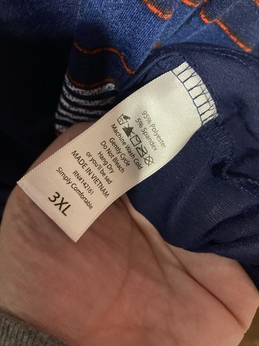 LuLaRoe Amber Hoodie 3XL 3X Navy and Striped Neu ohne Etikett - Bild 5 von 6