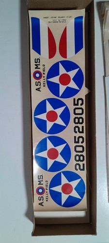 Vintage Sterling Curtiss JN-4 Jenny Six-Way Balsa Model Kit E1 - Picture 8 of 11