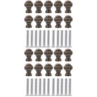 Set of 2 Schrankgriffe Bronze Schrankknauf Garderobengriffe Schubladengriffe