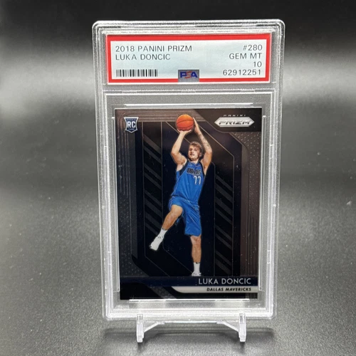 Luka Doncic 2018 Panini Prizm 280 Rookie Base RC PSA 10 Mavericks