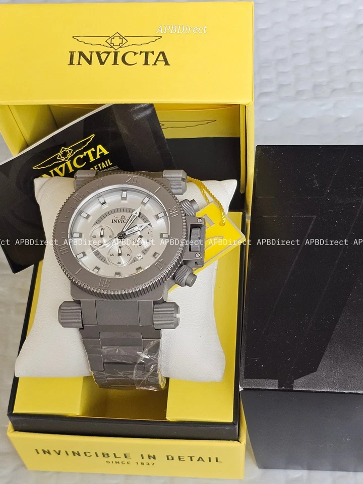 Invicta - TITANIO Completo - Estuche y Pulsera Coalition Forces - Reloj Hombre Cuarzo Foto 2 de 4