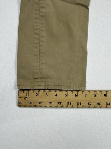 Pantalones de mezclilla Levis para hombre 32x34 (32x33) beige 511 calce ceñido elástico viaje trabajo - Imagen 12 de 12