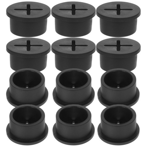 12 Pcs Dust Plug Rubber Grommets for Cables Desk Wire Hole Cover - Afbeelding 3 van 12