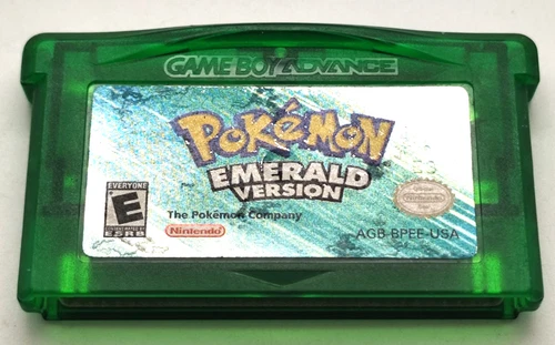 Pokemon Emerald (Game Boy Advance GBA, 2005) *Cart Only* Authentic Tested! Dry