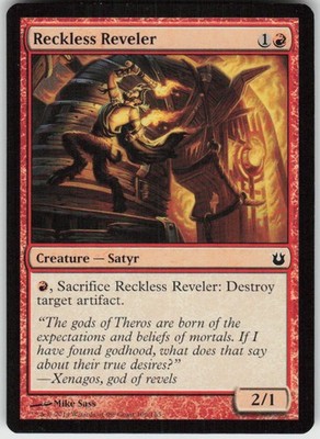 Reckless Reveler 106 Common Born of the Gods Moderately Played