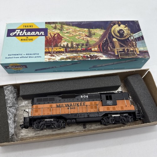 Athearn #804 HO Scale Milwaukee Road GP-9 angetriebene Diesellokomotive