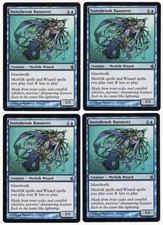 Stonybrook Banneret x4 4x 2008 Morningtide PLAYSET Blue Creature MTG LP AZ2