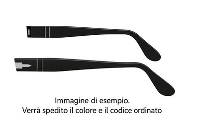Original Prada PR A08S 1AB5S0 Ersatzstangen schwarz 145 mm