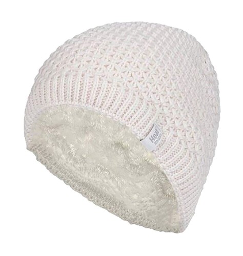 Heat Holders - Womens Knitted Style Fleece Lined Warm Thermal Winter Beanie Hat - Picture 3 of 27