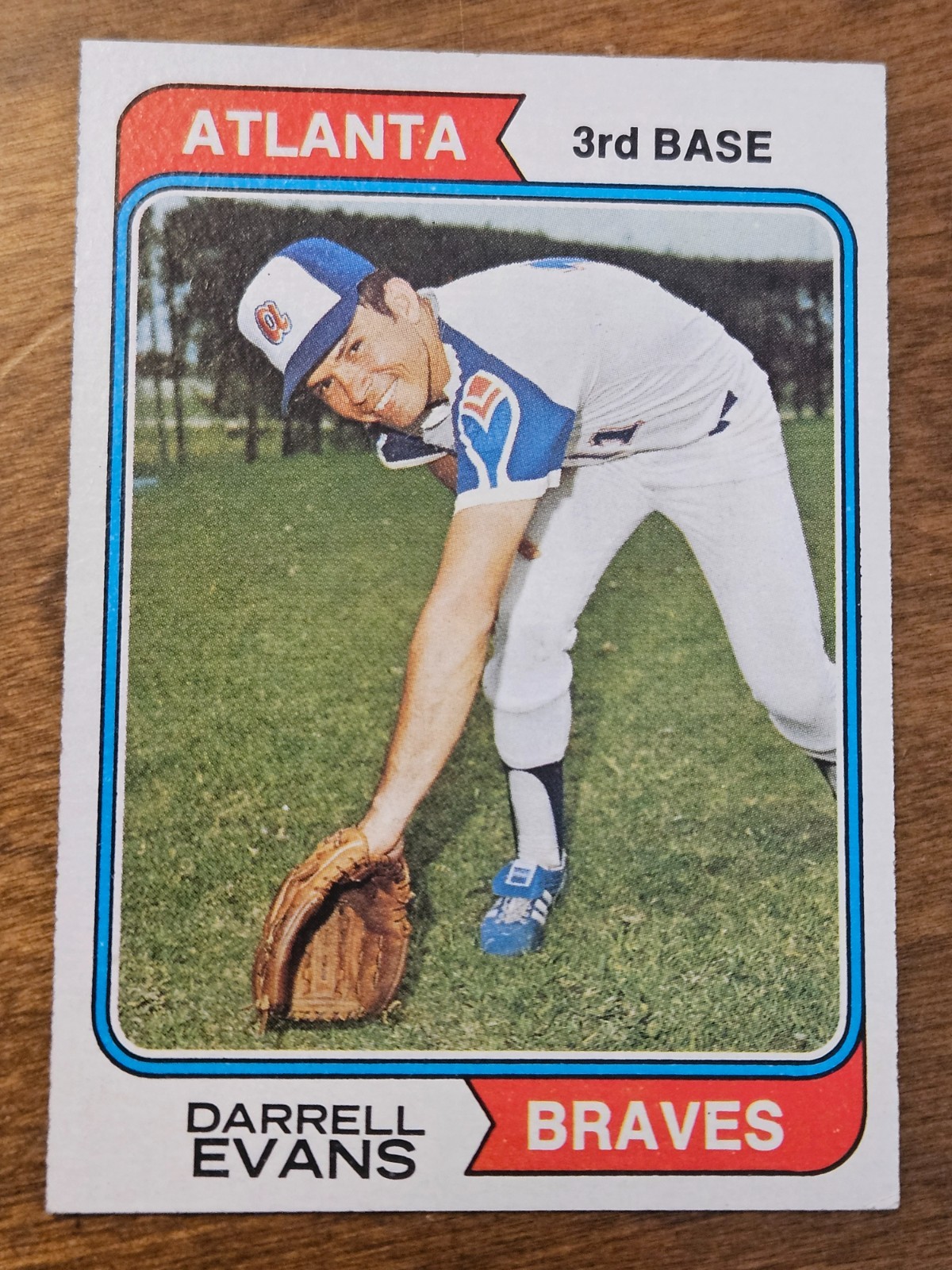 1974 Topps DARRELL EVANS  EXMT