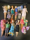 Mattel Barbie Lot of 13 Vintage and Not Vintage Dolls Body positive