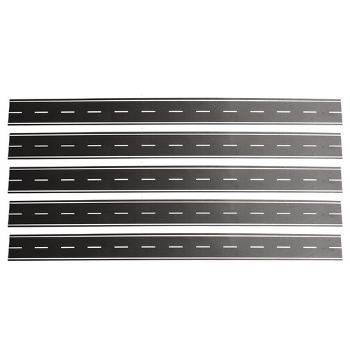 5 Tiras de carretera negras escala N 1:160 40 mm X 500 mm alta calidad - Imagen 11 de 23