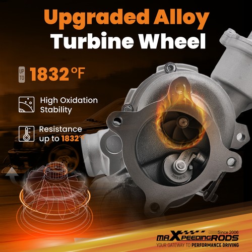 Billet Turbo Turbocharger for Audi A4 Avant Quattro 2.0 TFSI 09-11 06H145702LX - Picture 3 of 17