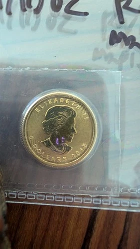 2015 Canadian Gold Maple Leaf 1/10 oz — photo from the most recent tracked eBay sale