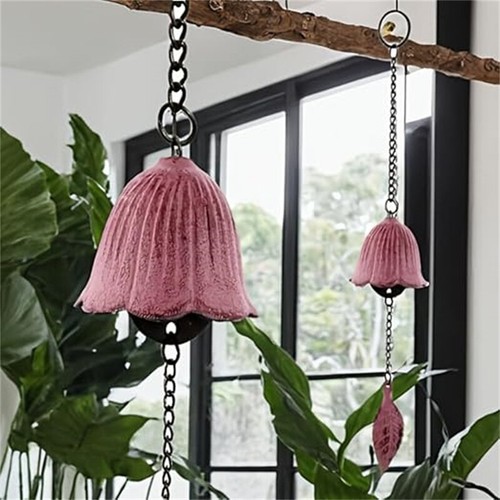 Cast Iron Wind Chime Metal Hanging Wind Bell Balcony Outdoor Garden Decorations~ - Picture 8 of 20
