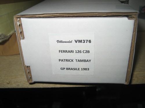 VILLAMODEL Kit De Montage F1 Ferrari 126 C2B Patrick Tambay GP Brésil 1983 - Picture 5 of 6