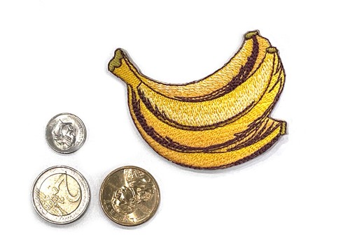 Banana Iron-On Patch a bunch of bananas Embroidery Patch - Picture 3 of 3