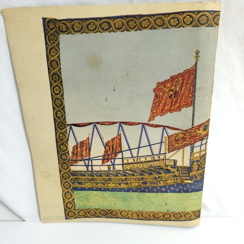 1936 S.S. MEXIQUE West Indies Cruise French Line Transatlantique Menu France - Picture 7 of 7