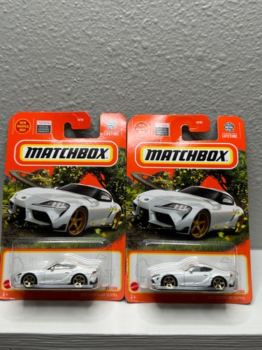 2024 Matchbox 2023 Toyota GR Supra #39 weiß JDM - 2er Set - Bild 1 von 5
