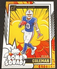 Keon Coleman 2024 Panini Donruss Bomb Squad Rookie RC #13 - Buffalo Bills