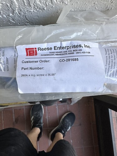 Reese-Thresholds, Assembly Component 1/2" x 1/8" FIRE RATED – UL10B FIRE TESTED. - Picture 2 of 2