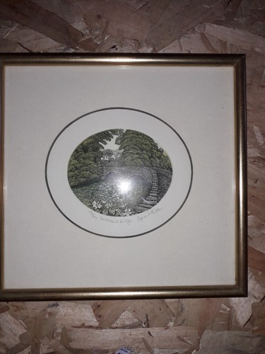 Stephen Whittle Limited Edition LAKELAND BRIDGE 118/200 GERAHMT GUTER ZUSTAND - Bild 2 von 7