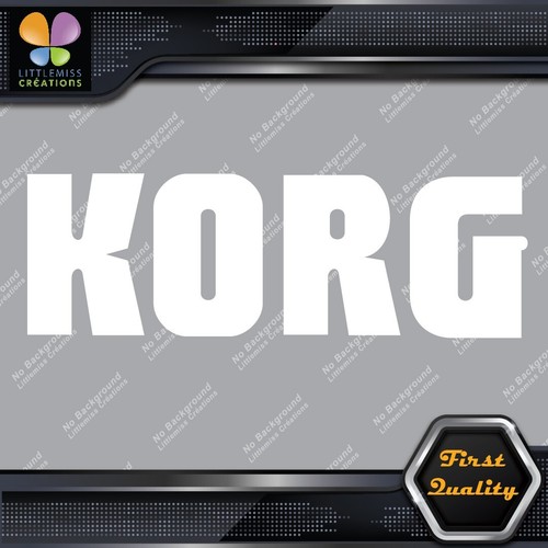 Compatible With Korg Drums Synthesizers Musical Logo Vinyl Decals Stickers - Picture 30 of 85