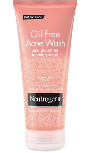 3X Neutrogena Pink Grapefruit Oil-Free Acne Wash Foaming Scrub 6.7Oz Microclear - Picture 3 of 11