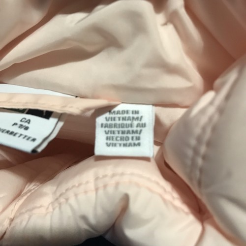 Puma Way 1 Girls Puffer Vest Jacket Light Peach/Pink Color Style # 1333175 7/8 - Picture 6 of 8