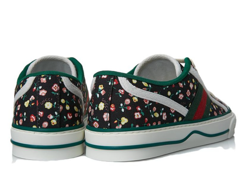 【GUCCI】グッチ テニス 1977リバティ フラワー シェリーライン 36+ Gucci Tennis 1977 'Ink blue' sneakers women size 36 | eBay