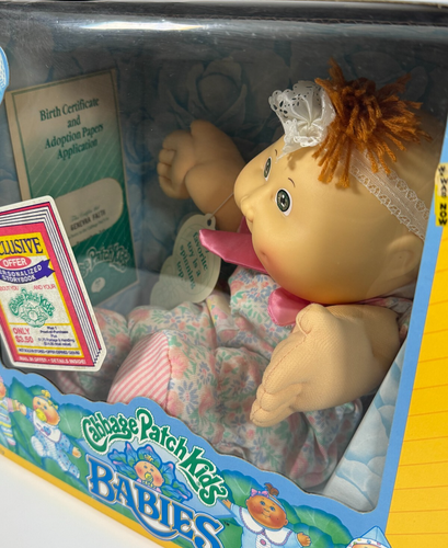 Vintage Cabbage Patch Kids Babys 1991 Babypuder Duft Genevra Faith IN BOX - Bild 3 von 14