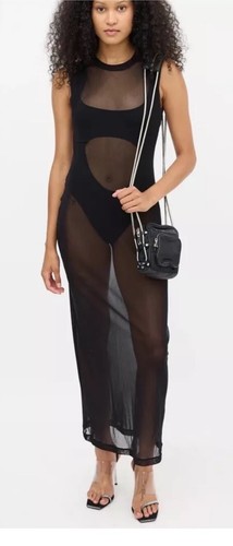 Alexander Wang Brenda Kameratasche schwarz Leder Kettenriemen Crossbody makellos! - Bild 1 von 20