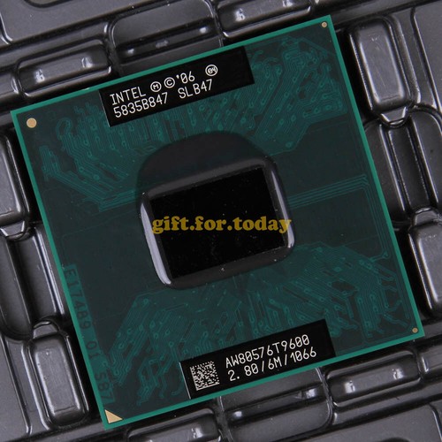 For Intel Core 2 Duo T9600 2.8 GHz Dual-Core (AW80576GH0726M) Processor CPU - Picture 1 of 1