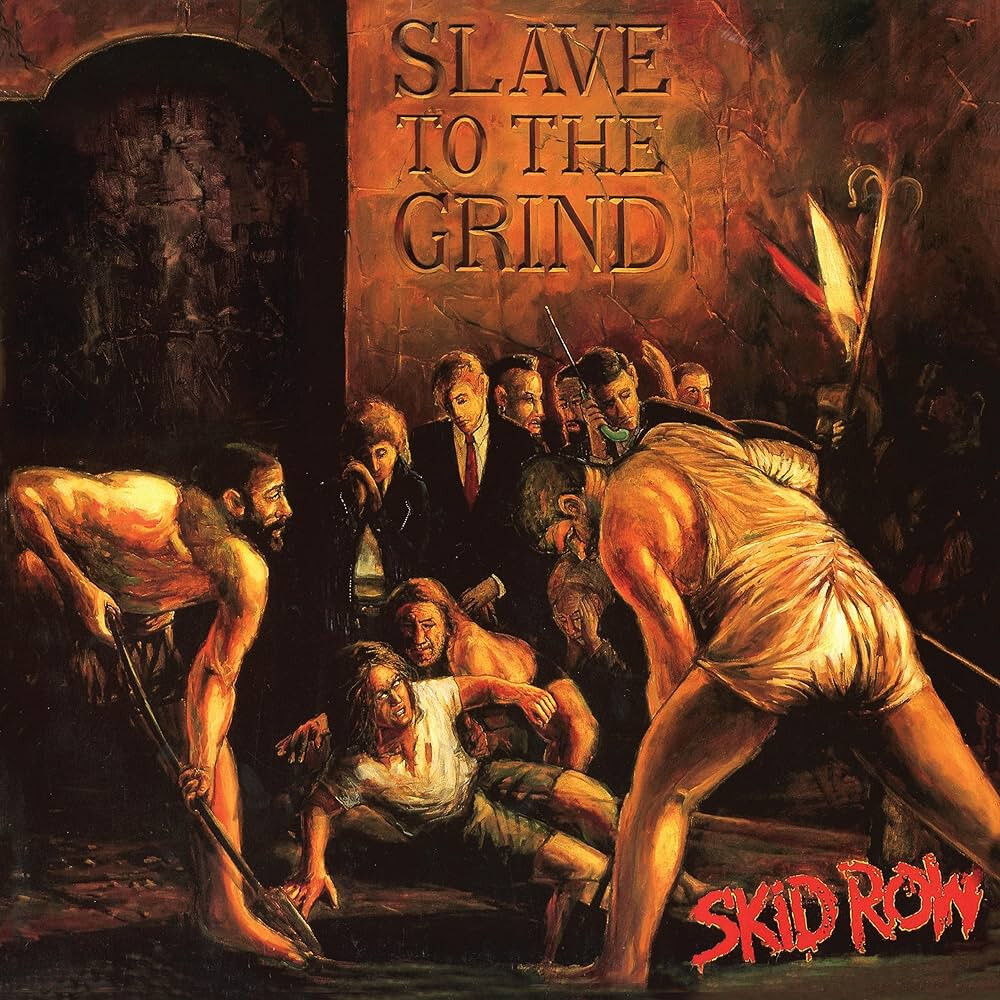 SKID ROW: SLAVE TO THE GRIND (Ltd.Ed.Orange/Black 2LP Canadian Reissue)(BMG2023)