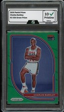 2020 Panini Prizm #2 USA Charles Barkley GRADED 10 Gem Mint USA Green Prizm