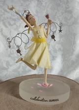 Down To Earth Angels Collection Celebration Angel Figurine 6 inch