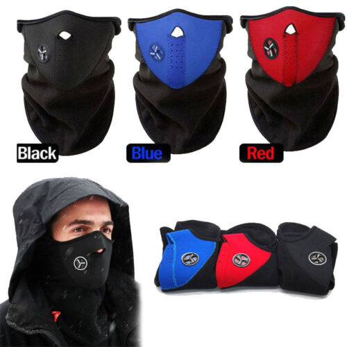 Wintersturmhaube Outdoor Ski Radfahren Gesichtsmaske Hals warm Thermo Vliesschal - Bild 4 von 15