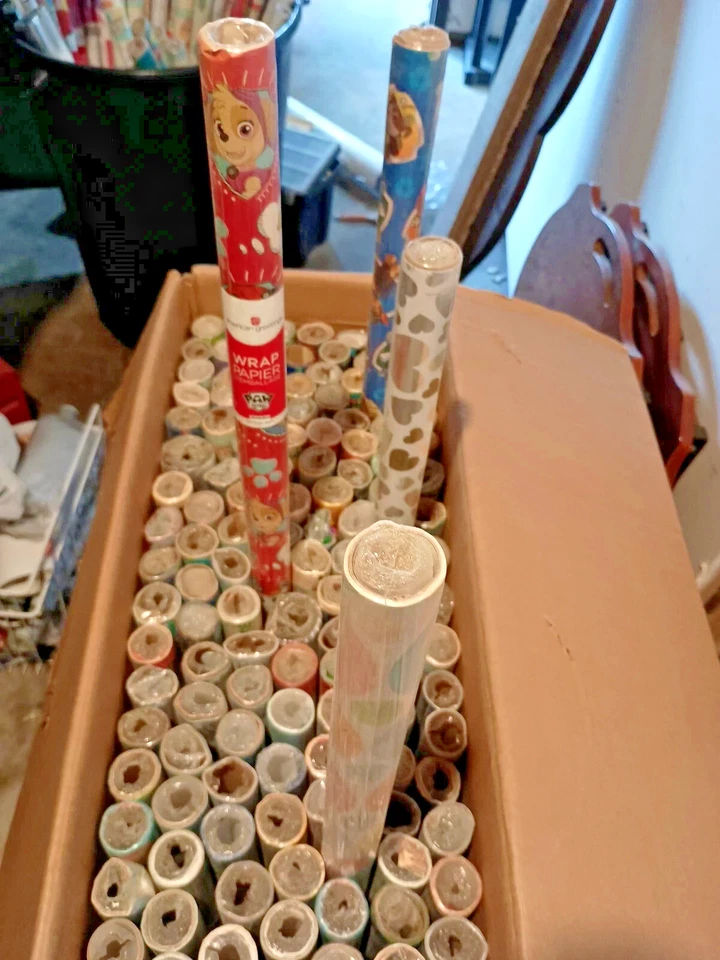 American Greetings 125+ Gift Wrap Rolls NIP Assorted Styles Free Shipping - Image 3 of 4