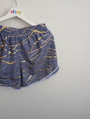 Nike Shorts Womens Size L Blue Polyester Fit Dri Gym Running Rave - Picture 7 of 8