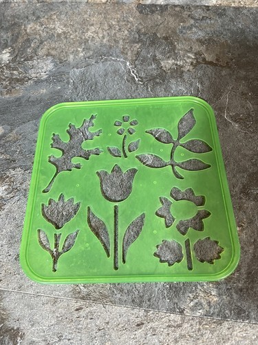 Estuche para lápices de almacenamiento Tupperware 1408-6 amarillo y 5 plantillas - Imagen 16 de 19