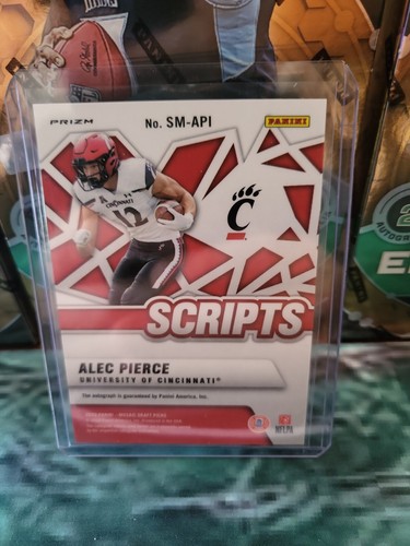 2022 Panini Mosaic Draft Alec Pierce Silver Rookie Scripts Auto Colts - Picture 2 of 2