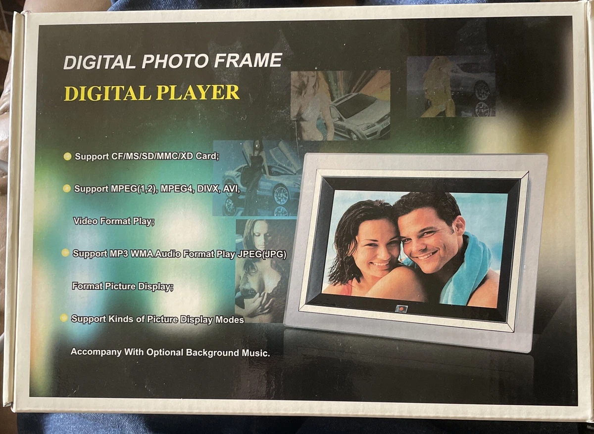 Clear 6-9.9 in Display Digital Photo Frames for sale | eBay